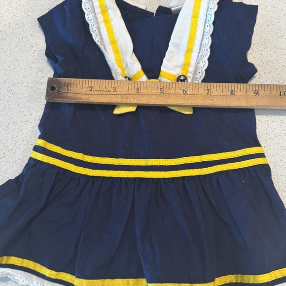 Maggie & Zoe dress size 3-6 months nautical boat dress - Picture 6 of 10